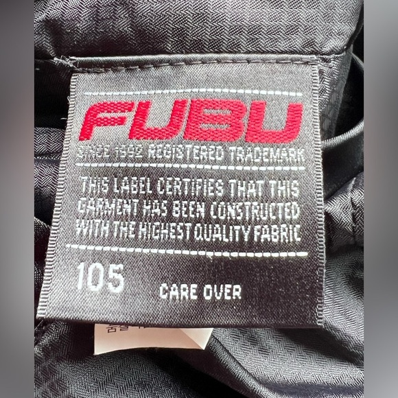 FUBU Men’s Size XL Full Zip Up Reversible Water Resistant Fleece Jacket - Picture 7 of 7